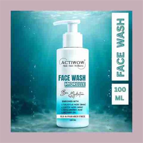 ACTIWOW Sea Hydretion Ocean Deep Marine Aqua Glow Clean Gel Face Wash ...
