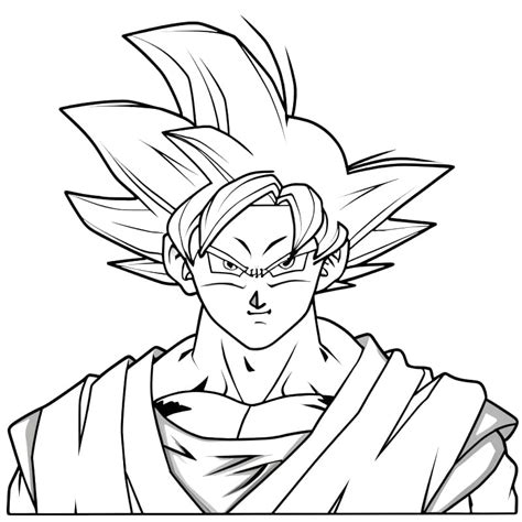 Goku Super Saiyan 4 coloring page - Download, Print or Color Online for ...