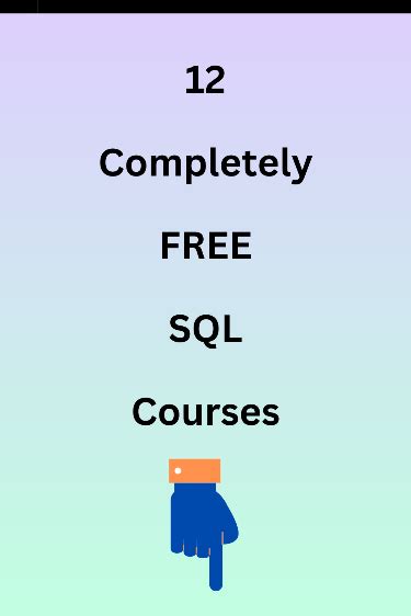 Learning SQL Online for Free 的图像结果