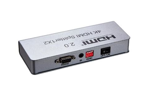高清4K HDMI分配器1分4 高清电视HDMI分线分屏器一进四出(黑)