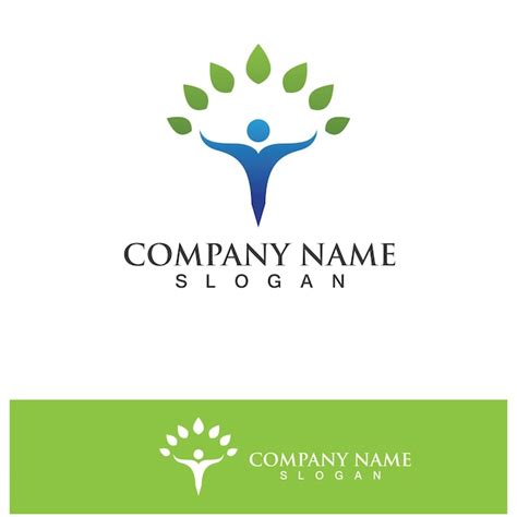 Health people logo vector illustration design template | Premium Vector