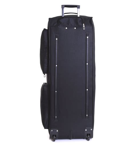 XXL Extra Large 40 Inch Wheeled Travel Trolley Luggage Suitcase Holdall ...