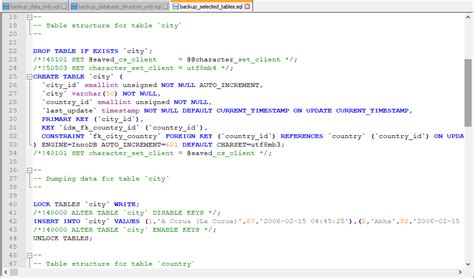 Database to Dump File 的图像结果