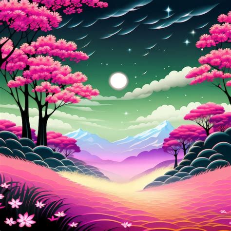 Um belo pôr-do-sol com árvores um belo pór-do- sol com Árvores | vetor ...