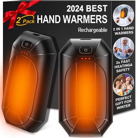Amazon.com: 2-Pack Hand Warmers Rechargeable,Portable Electric Hand ...