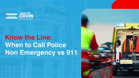 Police Non Emergency Number vs 911: When to Call Each