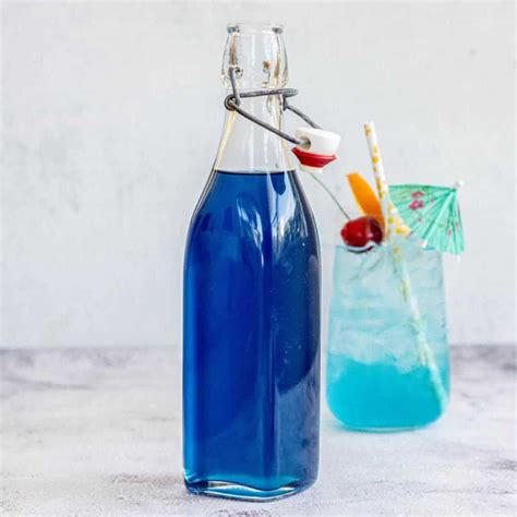 Blue Curacao Syrup Recipe - Mint and Twist