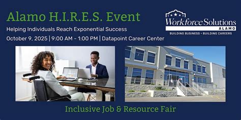 Alamo HIRES NDEAM 2025, Workforce Solutions Alamo Career Center ...