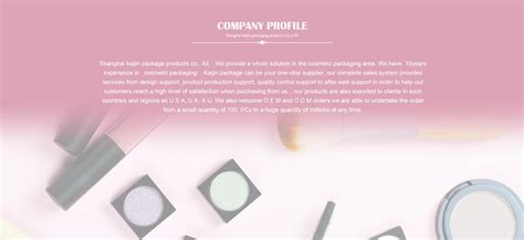 Company Overview - Shanghai Kaijin Package Products Co., Ltd.