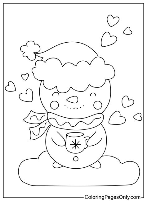 81 Cute Christmas Coloring Pages - ColoringPagesOnly.com