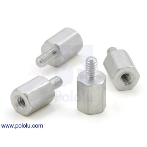 Aluminum Standoff: 1/4" Length, 2-56 Thread, M-F (4-Pack) at MG Super ...