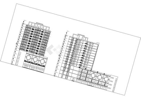 【扬州】汊河镇某商住楼设计方案图11张_住宅小区_土木在线