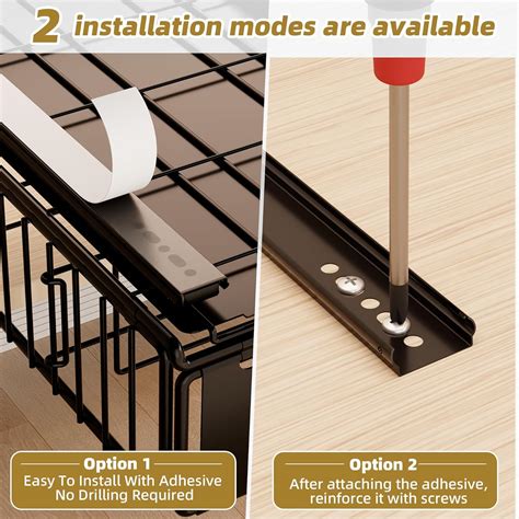 THORSES Pull Out Cabinet Organizer with 2 Adjustable India | Ubuy