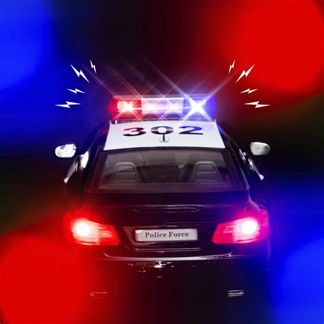 Prextex RC Police Car Remote Control Police Car RC Toys Radio Control ...