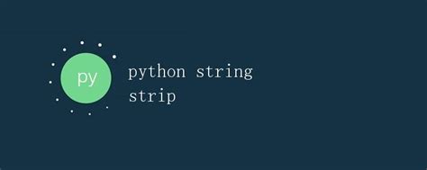 Strip String Python 的图像结果