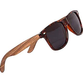 Buy WOODIES Walnut Wood Sunglasses with Tortoise Shell Frame at Amazon.in