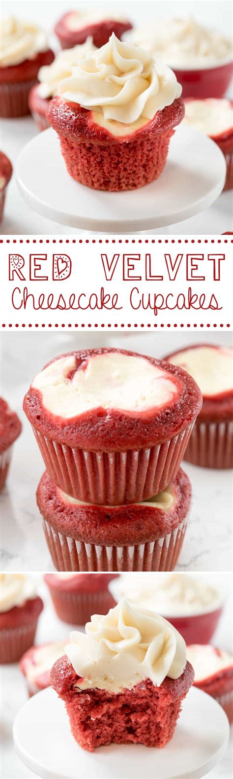 Red Velvet Cheesecake Cupcakes - Crazy for Crust