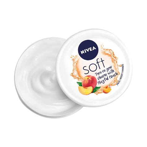 Buy Nivea Soft Playful Peach Light Moisturising Cream (100ml) Online at Best Price in India on ...