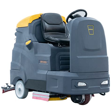 Small wheels on the sweeper dustbin – Floor Scrubber Machine