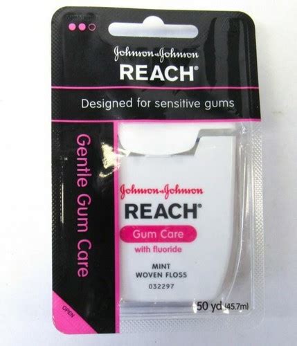 Buy REACH Johnson & Johnson GENTLE GUM CARE Woven Dental Floss ...