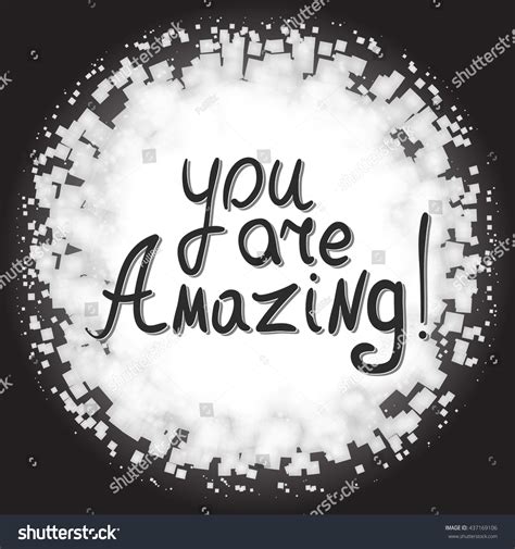 You Amazing Vector Calligraphic Inspirational Design Stock Vector ...