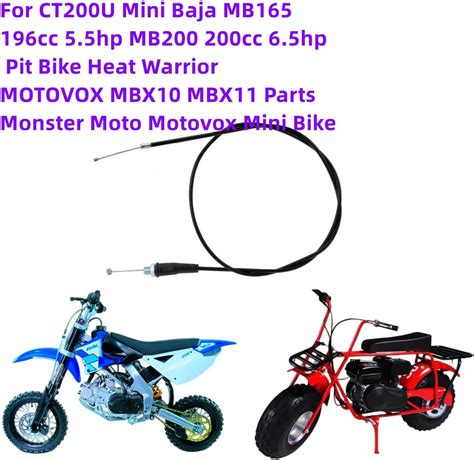 Buy Mini Bike 50inch Throttle Cable For CT200U Coleman Mini Bike Baja ...