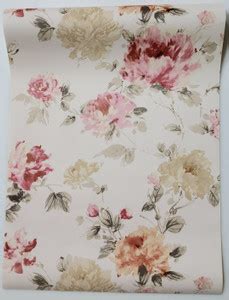 GRAH PRAVESH Floral & Botanical Multicolor Wallpaper Price in India ...