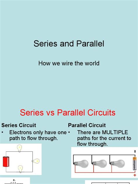 Series and Parallel Circuits Explained 的图像结果