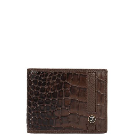Walnut Bifold Leather Mens Wallet – Da Milano