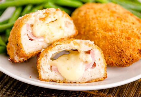 Frozen Chicken Cordon Bleu In Air Fryer - My Air Fryer Kitchen