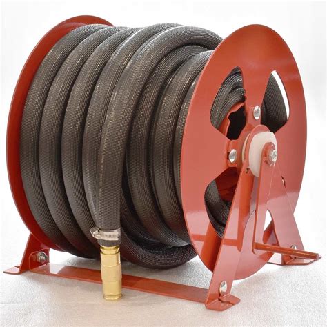 Hose Reel Package 30m Fire Hose Reel & Brass Adjustable Nozzle - Garpen ...