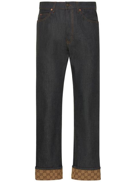 GUCCI - Cotton Denim Jeans Gucci