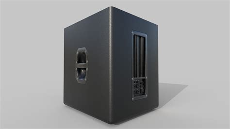 3D Bass Speaker Model - TurboSquid 2020509