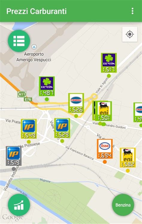 Prezzi Carburanti: consultare i prezzi dei distributori presenti nelle ...
