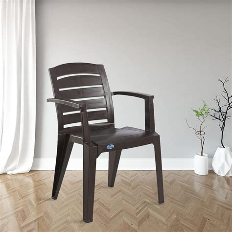 Nilkamal CHR2061 Plastic Mid Back with Arm Chair | Chairs for Home ...