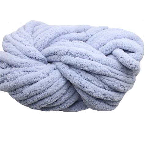 Buy Chenille Chunky Knit Yarn Chunky Knit Yarn,Light Grey Chunky Knit ...