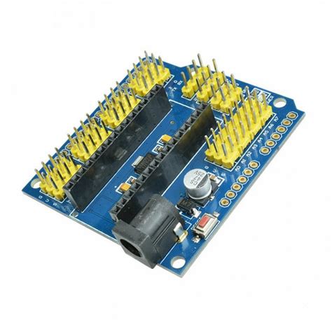 Nano 328P Expansion Adapter Breakout Board IO Shield– Robotronic