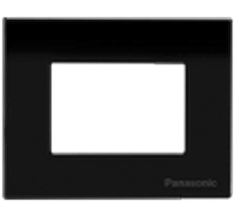 WIPM6014B Europa Black 4M Cover Plate With Base Frame