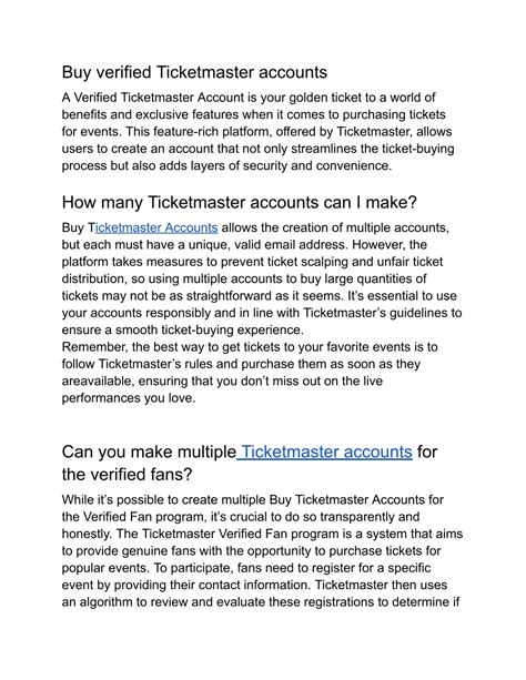Image result for Ticketmaster CreateAccount