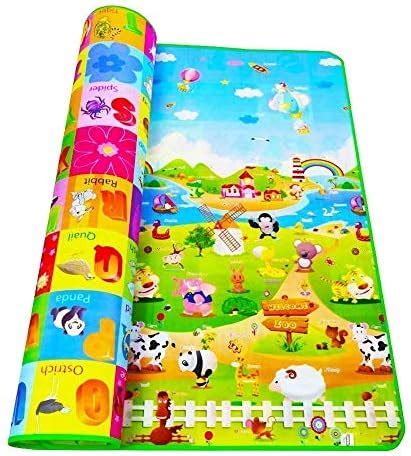 Buy AYSIS Play Mat Baby Double Sided Waterproof Baby Mat Carpet Crawl ...