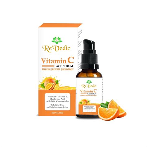 ReVedic | Vitamin C face serum for Skin whitenening, Brightening ...