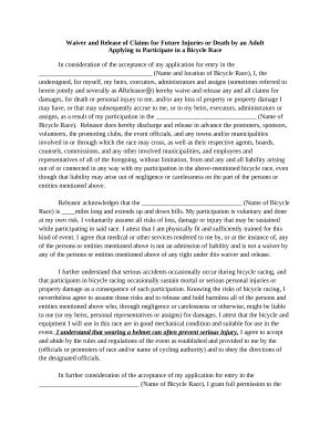 bicycle Doc Template | pdfFiller