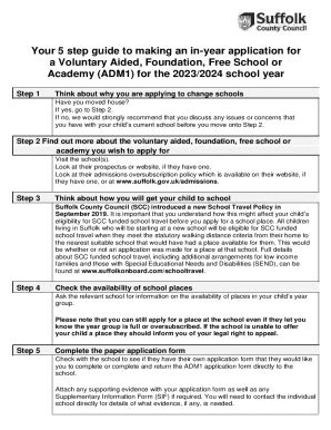 Fillable Online ADM1 FORM Fax Email Print - pdfFiller