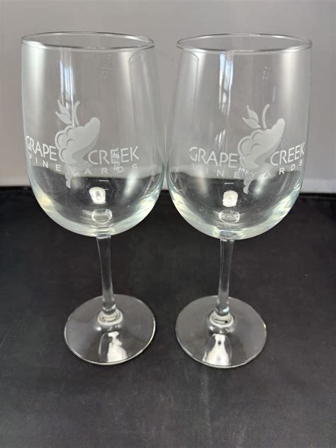 2 Grape Creek Wine Glasses - Picker Place