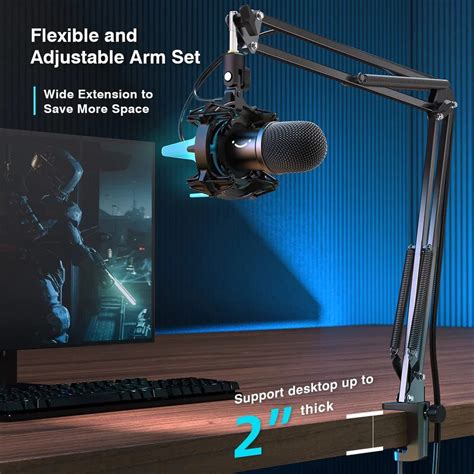 Fifine BM63 Boom Arm Stand 15,5'', Tải trọng lên đến 2kg