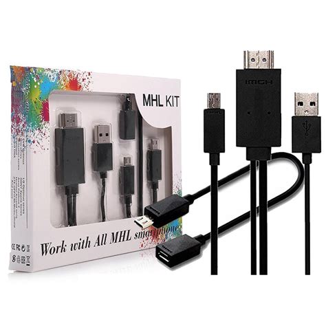 DMG MHL Adapter Micro USB to HDMI MHL Cable HDTV Adapter for MHL ...