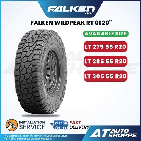 Falken Wildpeak RT 01 20" Tyre LT 275 285 305 55 R20 4X4 4WD (1 Tire ...