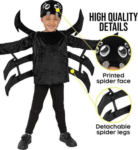 Morph Black Spider Costume for Kids Legs Spider India | Ubuy