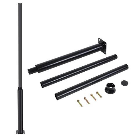 Buy Saanpaan Street Light Pole 10ft Tall, Street Lamp Posts for Outdoor ...