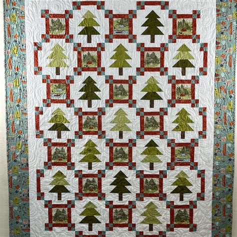 Image result for Hand Embroidered Tree Quilt Pattern